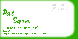 pal dara business card